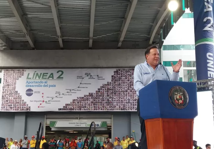 Presidente Juan Carlos Varela. 