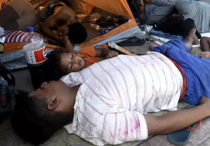 Los migrantes partieron en la madrugada de Pijijiapan y recorrieron los 100 kilómetros.
