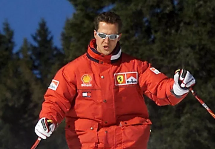 Michael Schumacher se accidentó en Francia Foto EFE