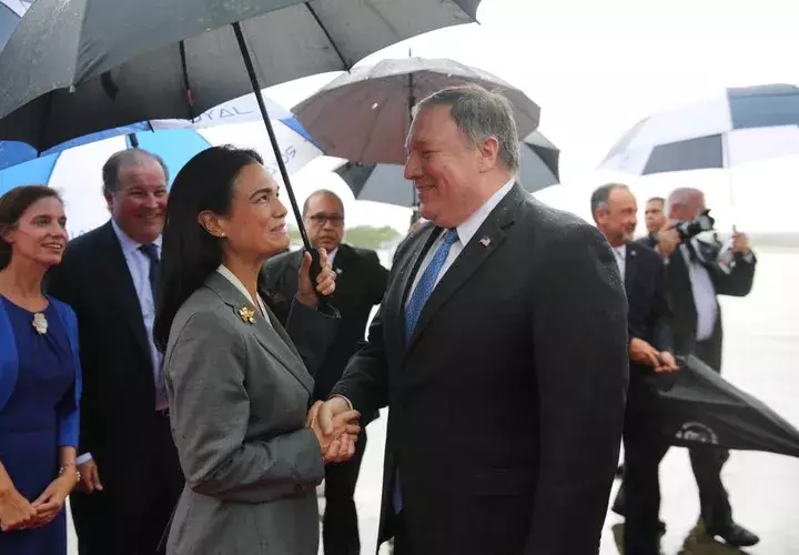 Mike Pompeo estuvo en Panamá, el pasado octubre. 