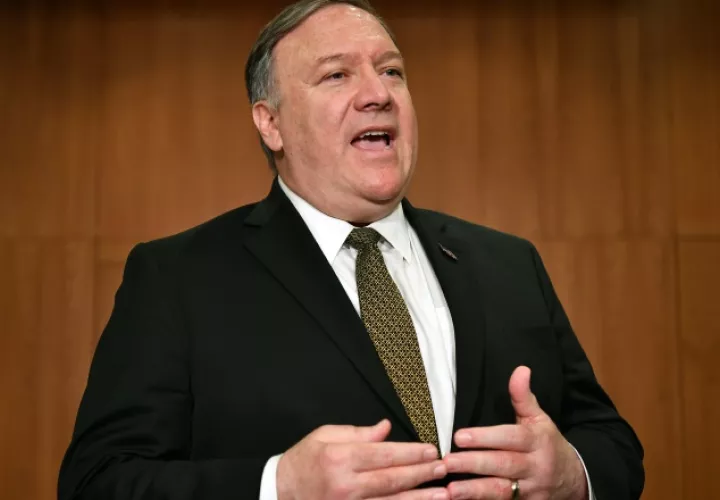 Mike Pompeo expresó el deseo de hacer crecer "más fuerte" la relación entre EE.UU. y Panamá. Foto: EFE