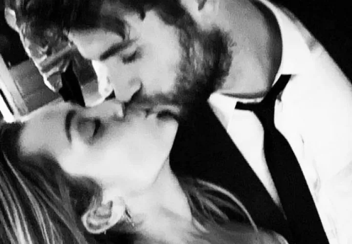 Miley Cyrus y Liam Hemsworth.
