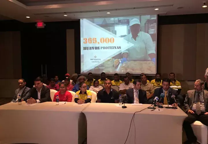 Directivos y trabajadores del proyecto Cobre Panamá se pronuncian tras fallo de la Corte Suprema de Justicia.
