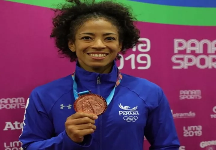 Miryam Roper con bronce. Foto:Cop