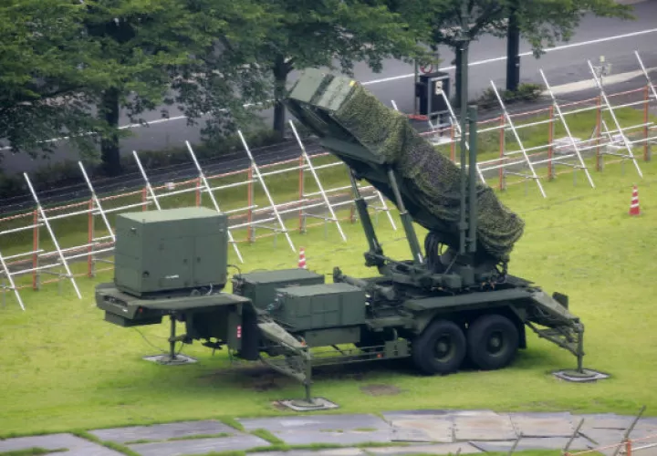 Sistema de misil PAC-3 Patriot estadounidense. Foto: Archivo/AP