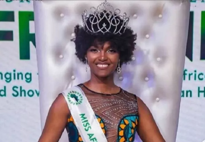 Dorcas Kasinde tuvo un incidente con su cabello. Foto: Instagram