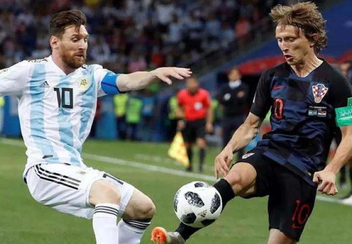 Messi y Modric la temporada pasada.