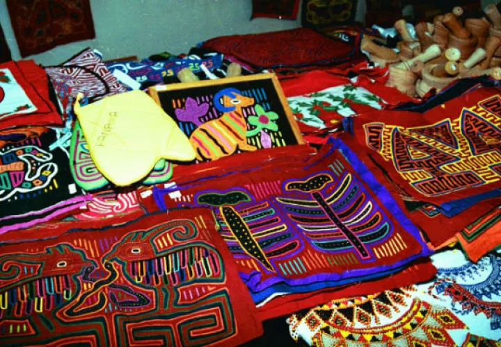 Mola, arte nacional. Foto: Archivo.