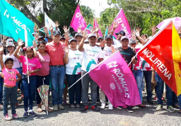 Con el apoyo de estos dirigentes del Molirena se fortalece aún más la candidatura presidencial de Rómulo Roux.