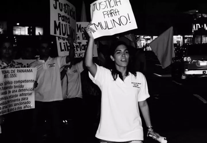 Monique Mulino, hija del exministro de Seguridad 