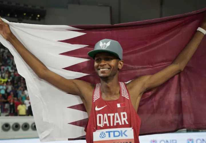 Mutaz Essah Barshim Foto AP
