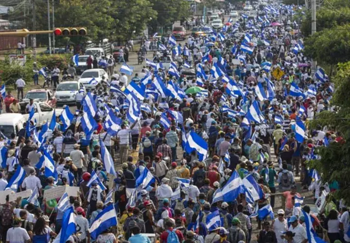 La crisis en Nicaragua inició en abril de este año y se ha cobrado la vida de más de 300 personas. Foto/Archivo