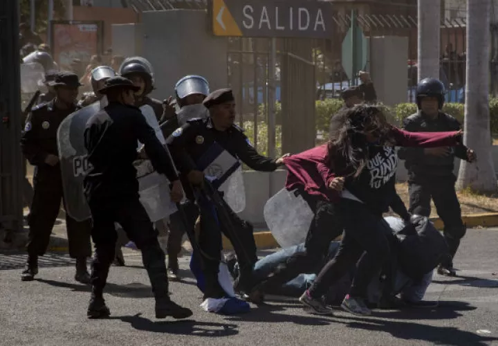 Las protestas contra el gobierno de Daniel Ortega se han generalizado. Foto. EFE.