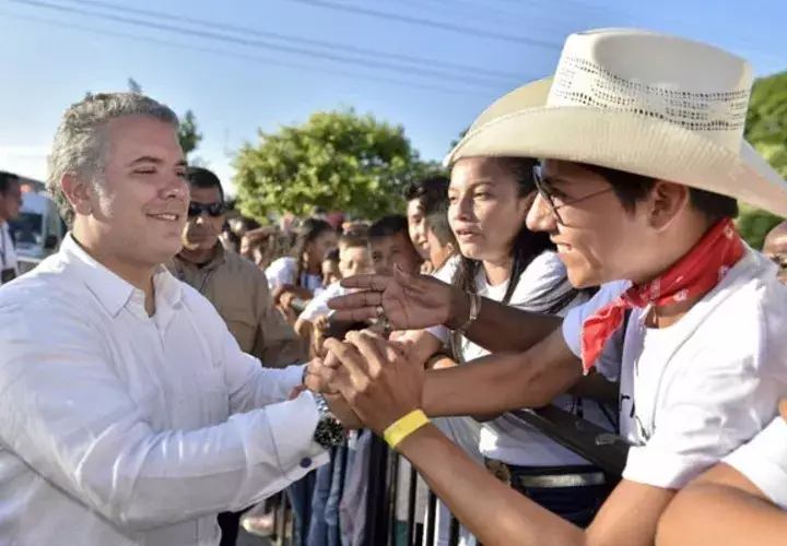 El presidente colombiano Iván Duque ha desmentido en varias oportunidades las acusaciones del gobierno venezolano. FOTO/EFE