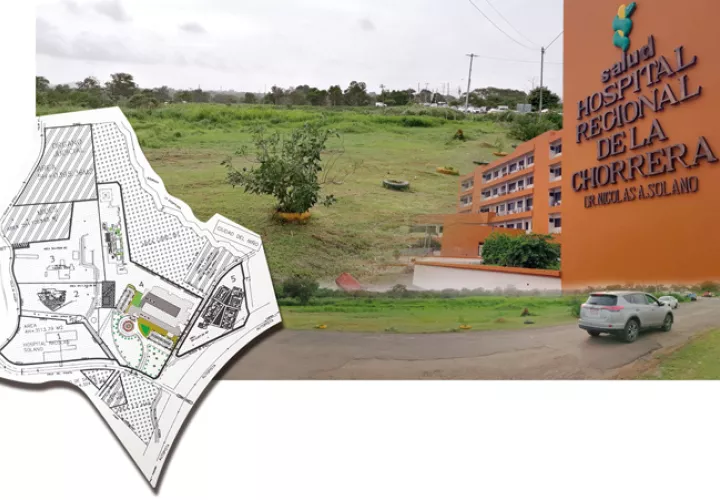 los terrenos que actualmente ocupa este centro hospitalario en Panamá Oeste, superan las 61 hectáreas y fueron transferidos el 17 de enero de 2018.