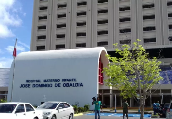 Hospital materno infantil José Domingo de Obaldía en David, Foto: Mayra Madrid. 