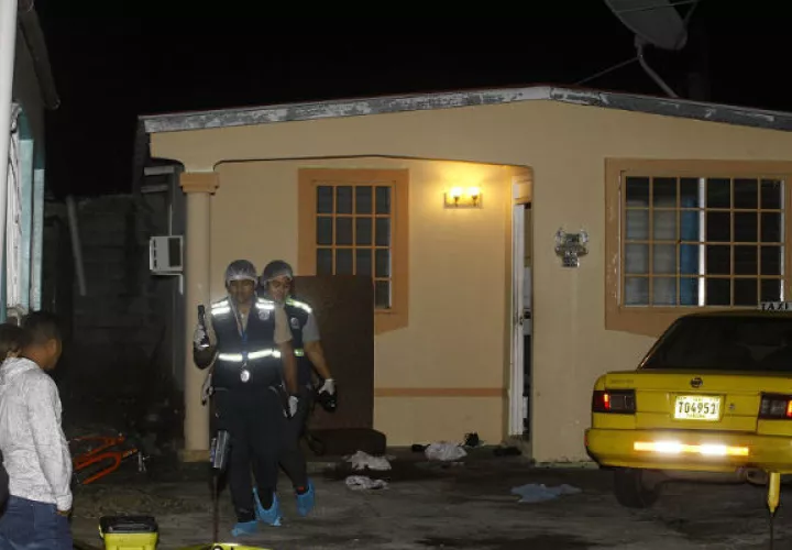 Residencia en Nuevo Tocumen donde se registró el hecho de sangre. 