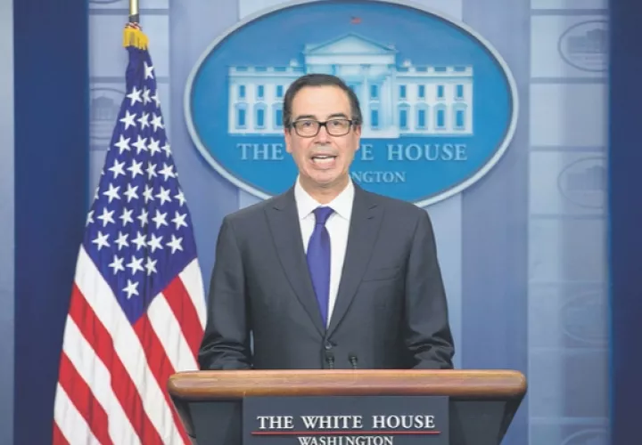 Steven Mnuchin, secretario del Tesoro de los Estados Unidos. Foto: EFE.