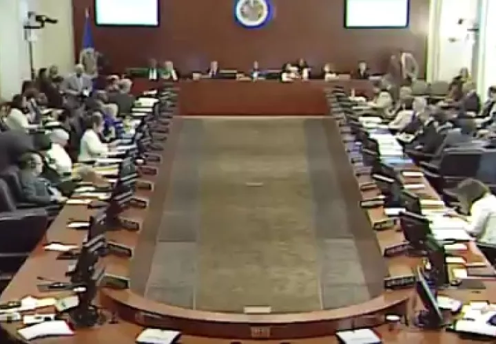 Panamá y Perú se abstuvieron durante la votación para poner en marcha  Tratado Interamericano de Asistencia Recíproca. Foto/Twitter OEA