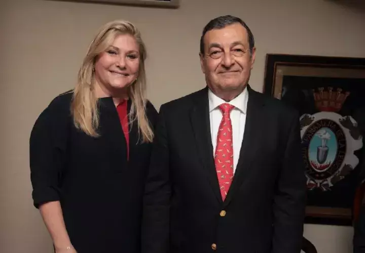 Orit Btesh y Omar Jaén Suárez. Foto: Archivo.