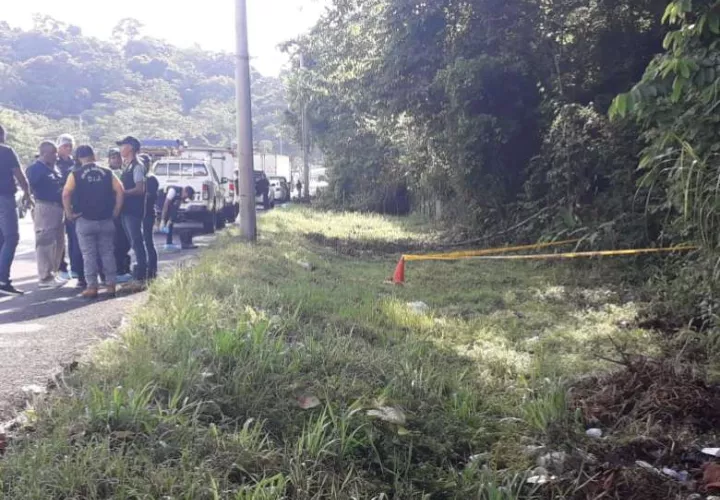 El Ministerio Público realizó el levantamiento del cadáver la mañana de este viernes. Foto: Crítica.