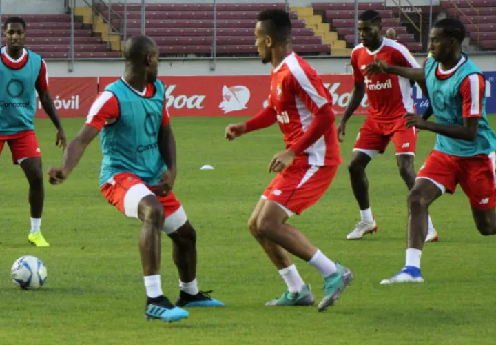 Entrenamientos de la selección de Panamá. Foto @Fepafut