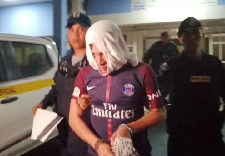 Asesino de Cristani Grand a su salida del SPA y en donde fue condenado a 40 años de cárcel . Foto: Eric A. Montenegro.
