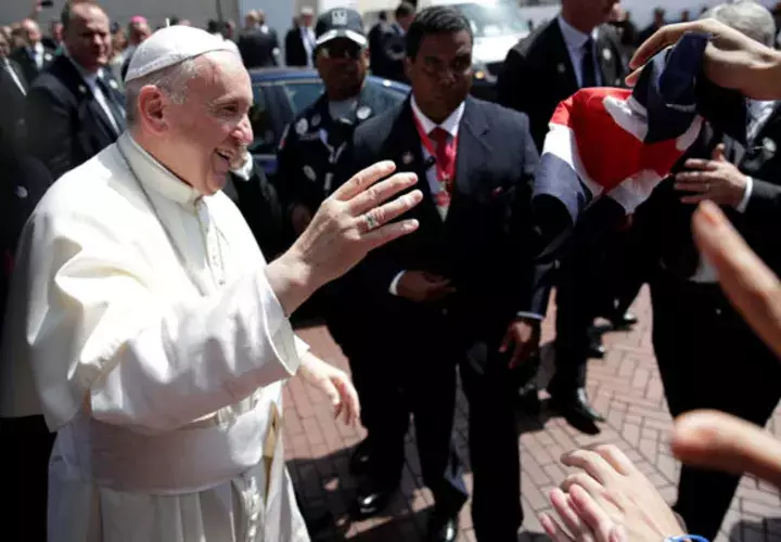 El papa Francisco aunque está de visita en Panamá está muy pendiente de la situación venezolana. FOTO/EFE
