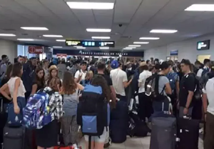 Peregrinos llegan a Panamá. Foto/Cortesía