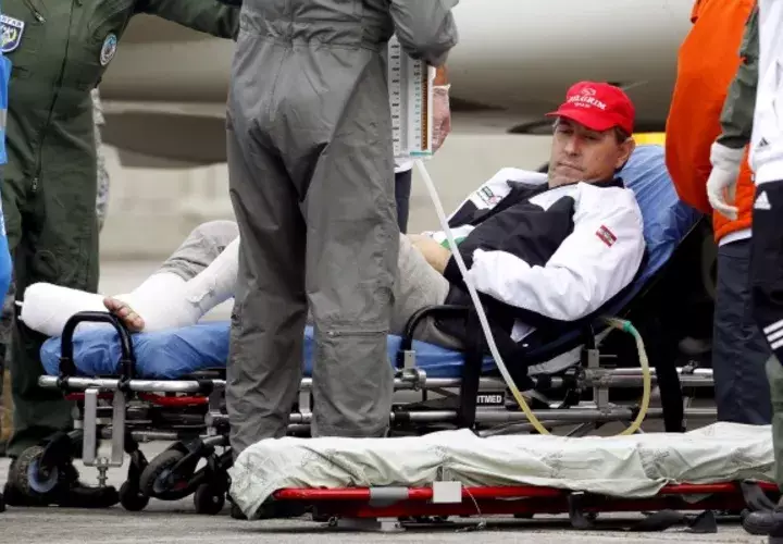 El periodista Rafael Henzel de 45 años, fue uno de los seis supervivientes de la tragedia aérea ocurrida en noviembre de 2016, cuando el avión en el que viajaba el Chapecoense se estrelló a 17 kilómetros de llegar al aeropuerto José María Córdova, cerca de Medellín. FOTO/EFE