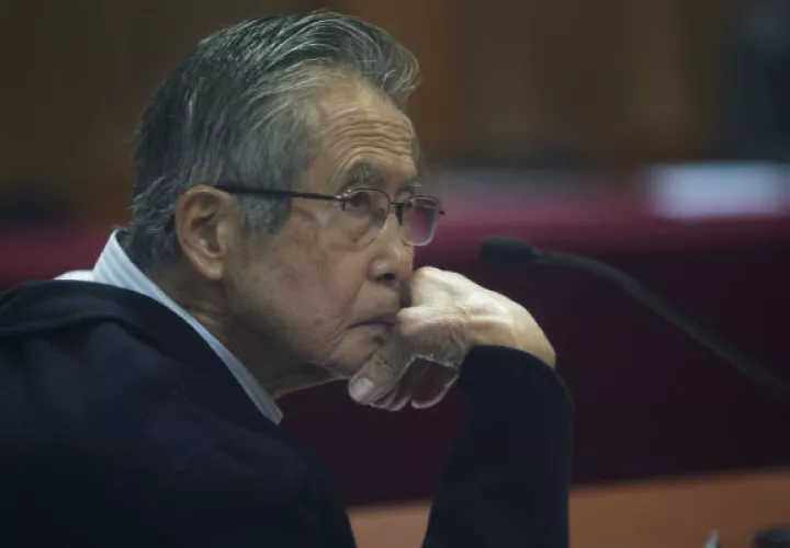 El expresidente de Perú Alberto Fujimori. AP