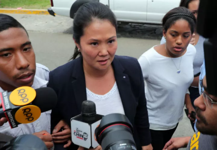 Keiko Fujimori hija del expresidente Alberto Fujimori. Foto: EFE