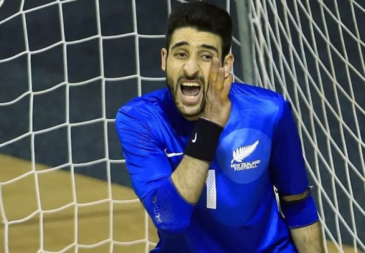 Atta Elayyan durante un juego de la selección.