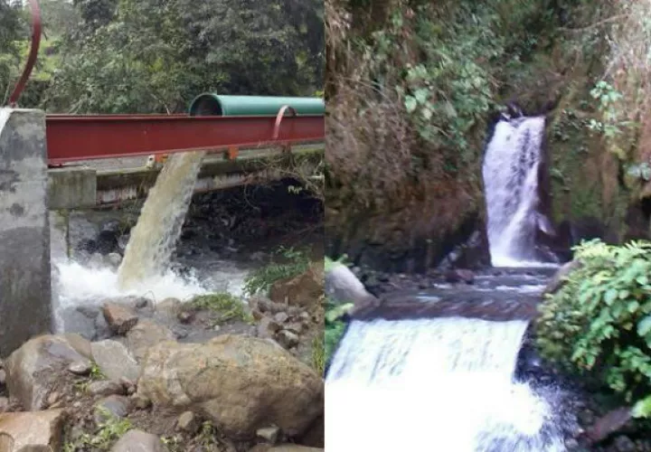 Residentes de Boquerón señalan que cada vez que se registran lluvias y aumenta el caudal del rio Chuspa la planta potabilizadora tiene problemas con la toma de agua afectando a toda la comunidad. Foto: Panamá América.