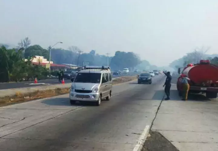 Incendio en Sajalices afectó operativo de retorno de Semana Santa. 