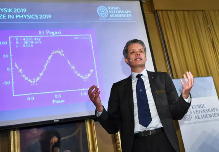 Mayor y Queloz “iniciaron una revolución en la astronomía”.