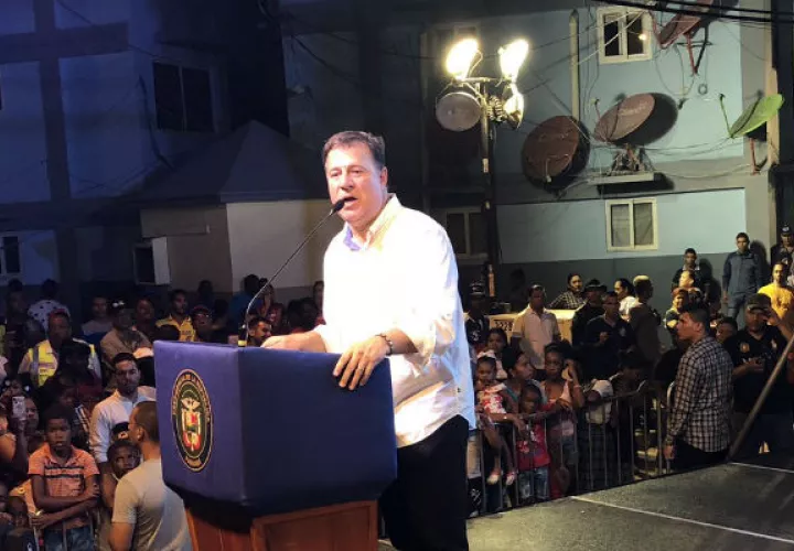 El presidente Juan Carlos Varela. 