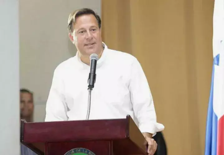 Presidente Juan Carlos Varela. 