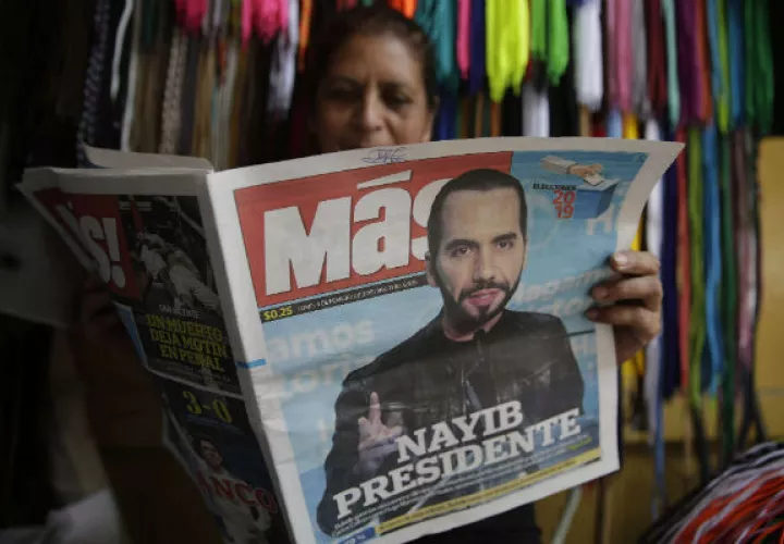 Los diarios destacaron el triunfo de Nayib. Foto: EFE.