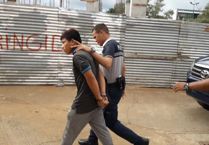 Detenidos provisionalmente por el homicidio de Rafael Acosta. Foto: Mayra Madrid. 