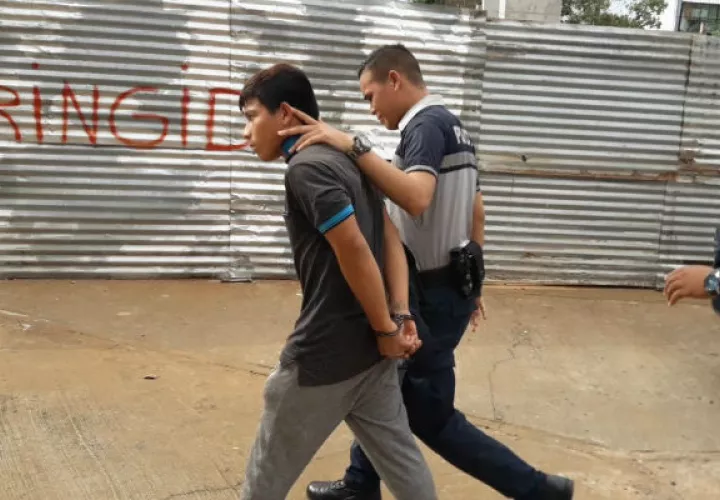 Detenidos provisionalmente por el homicidio de Rafael Acosta. Foto: Mayra Madrid. 