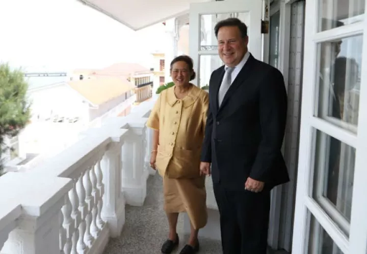 Presidente Juan Carlos Varela recibe la visita de una princesa para acuerdo culinario. Foto: Ministerio de la Presidencia.