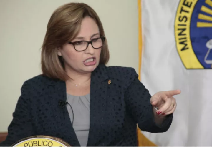 Procuradora Kenia Porcell programa ascensos temporales en el Ministerio Público. Foto/Archivos