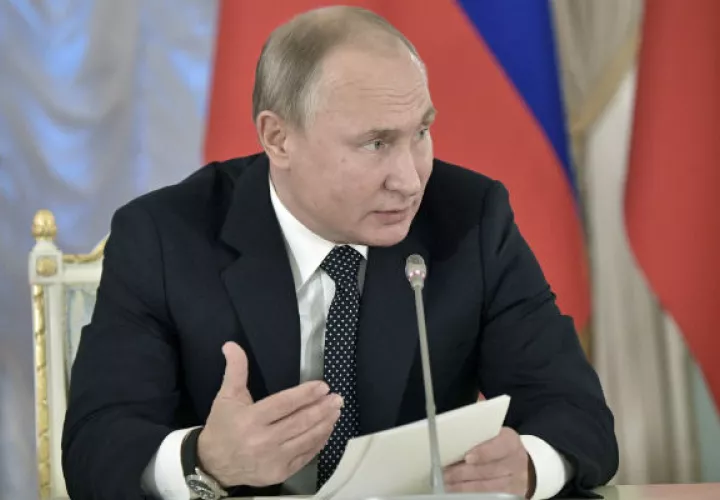 Las drogas es un camino directo a la degradación del pueblo, dijo el presidente de Rusia Vladimir Putin. AP