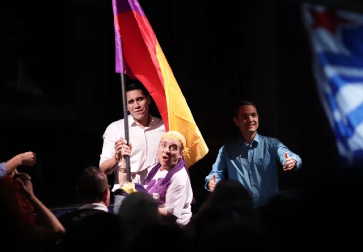 Candidatos.  'Yo quiero ser presidente', donde los asistentes votan. Se elabora una gráfica con los resultados. ¿Acertarán otra vez? Foto: Aurelio Herrera Suira.
