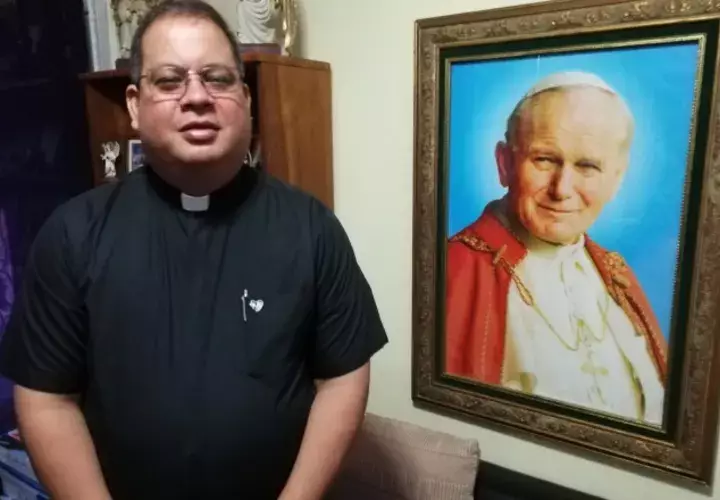 Padre Rafael Ochomogo, coordinador de los Días en las Diócesis y liturgia en la JMJ Panamá.   Miriam Lasso