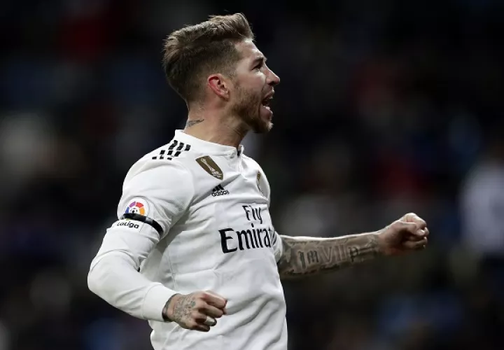 Ramos marcó para el Madrid.