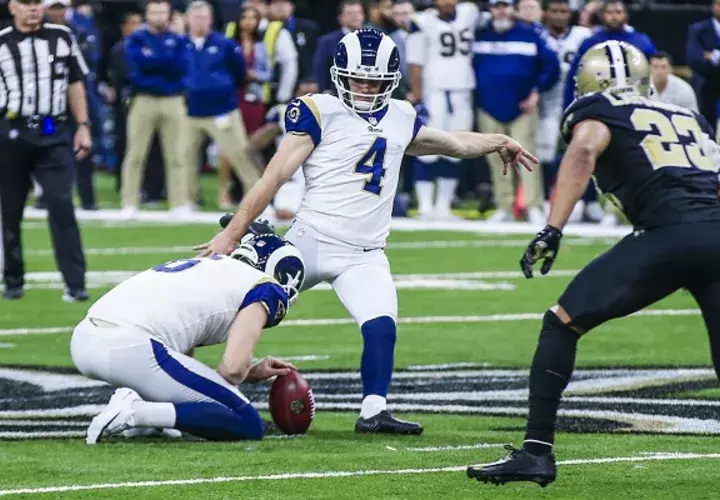 Greg Zuerlein fue clave en el triunfo.
