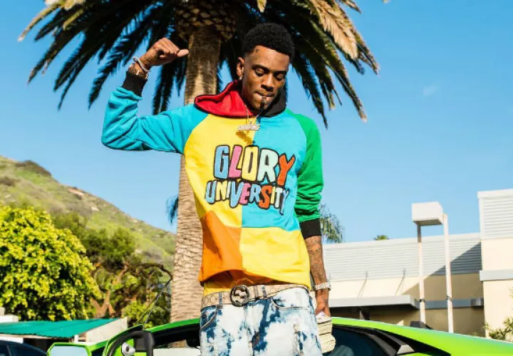 Rapero Soulja Boy, de 28 años. 