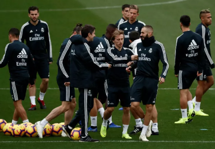 Jugadores de Real Madrid. EFE